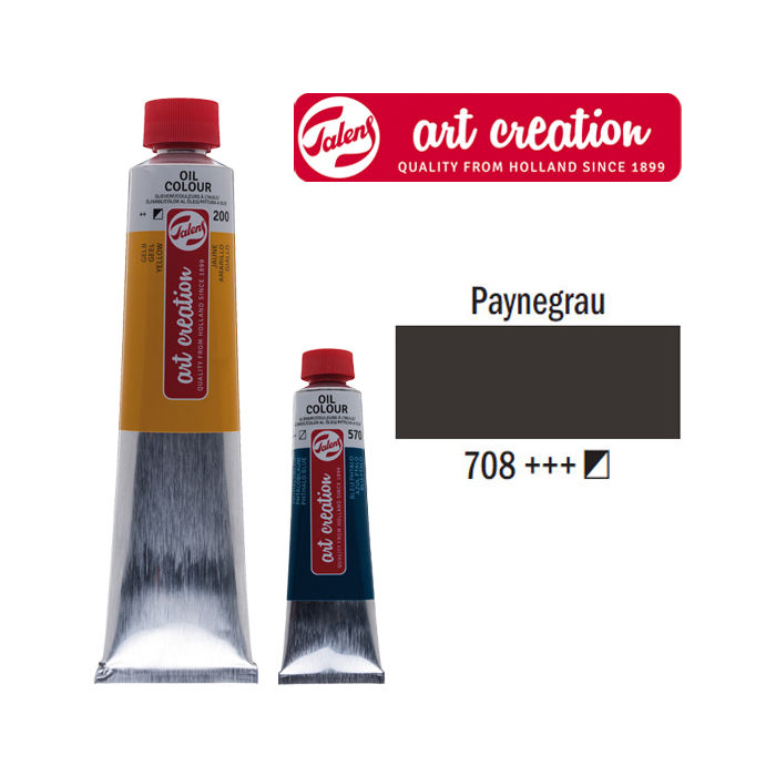 ArtCreation Ölfarbe 200ml Paynegrau