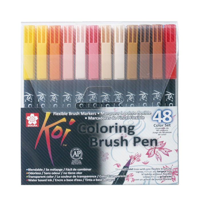 Koi Coloring Brush Pen, 48er Set