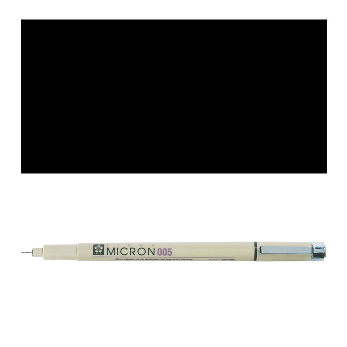Pigma Micron, 0,2 mm, schwarz