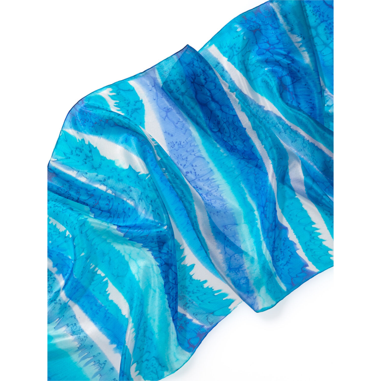 Seiden-Schal, ca. 140cm lang, 45cm breit, Pong� 05 Bild 3