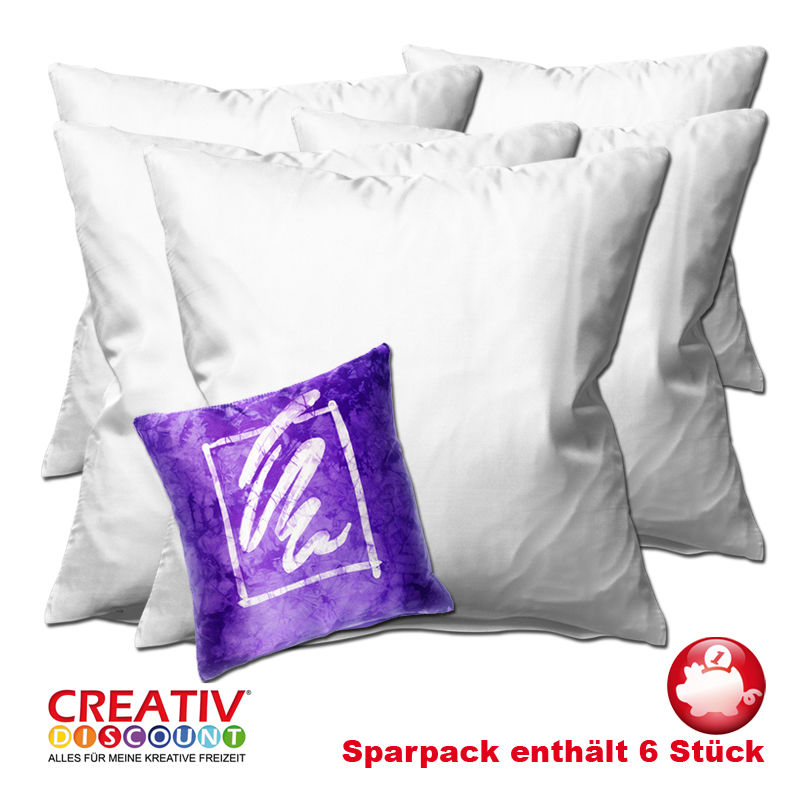 Sparpack Seiden-Kissenhlle, Pong 10, 39x39 cm, 6 Stk.