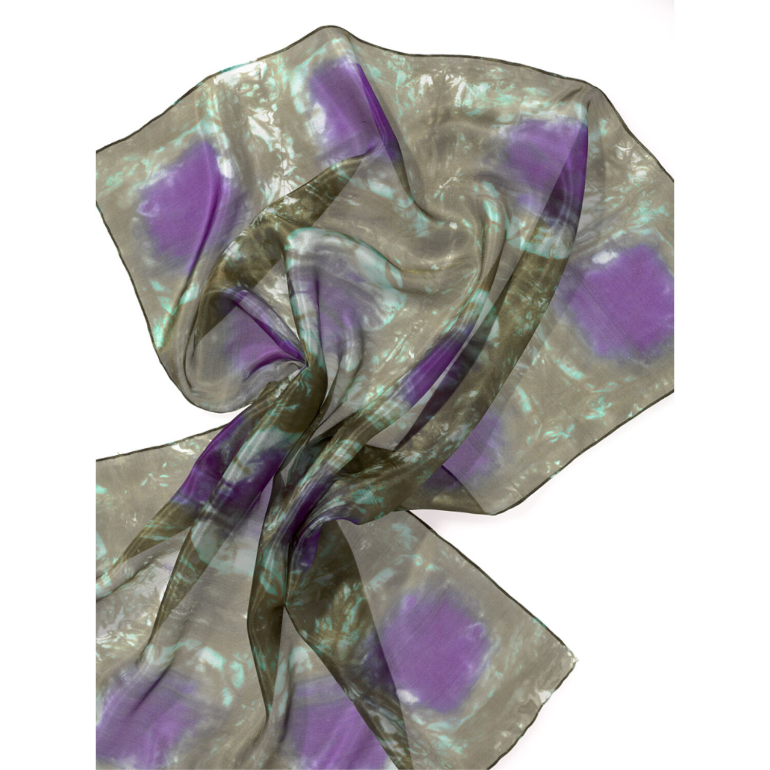 Seiden-Tuch, ca. 74x74 cm, Pong� 05 Bild 3