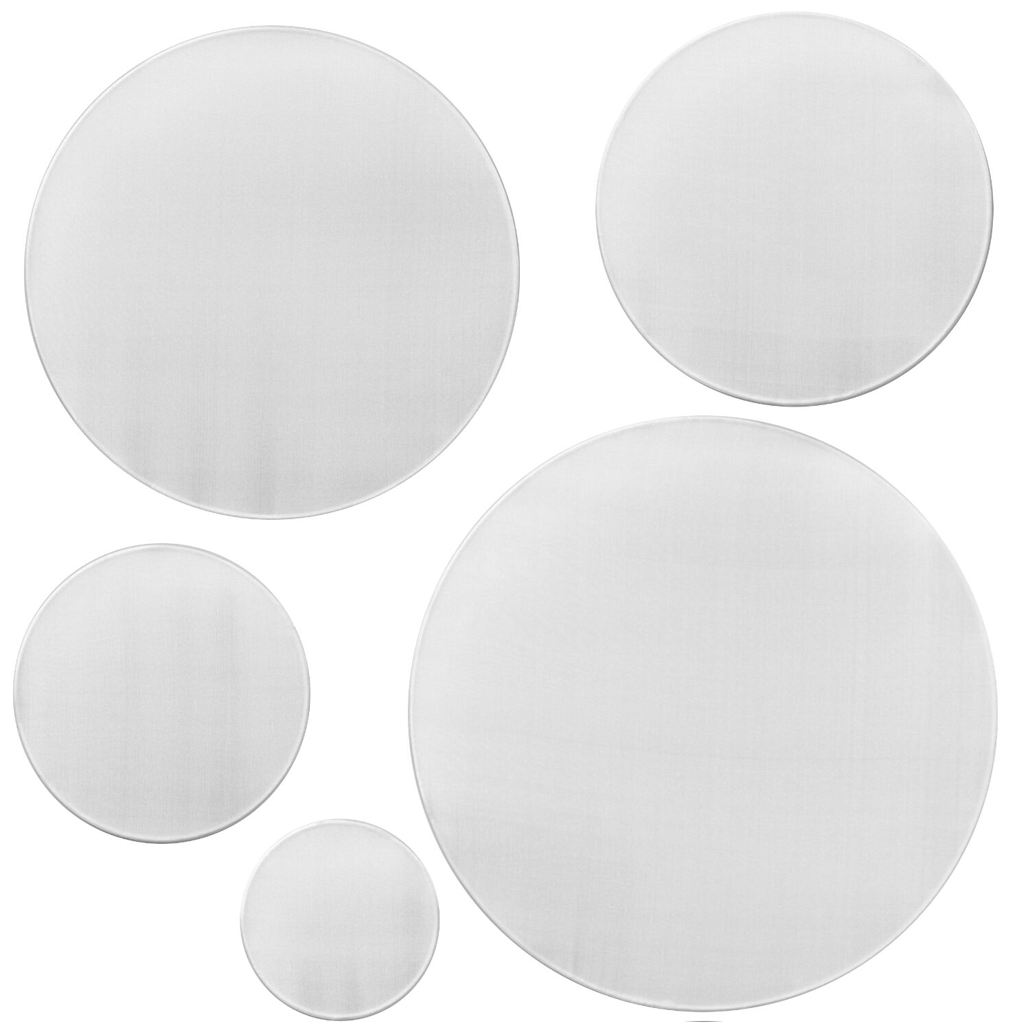 Fensterbild, wei�, Pong� 08, 20 cm Rund Bild 5