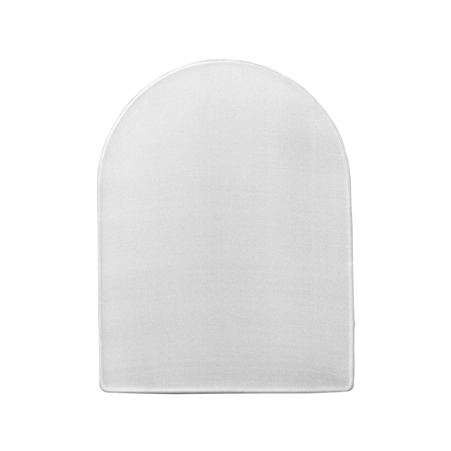 Fensterbild, wei�, Pong� 08, 15x20 cm Rundbogen