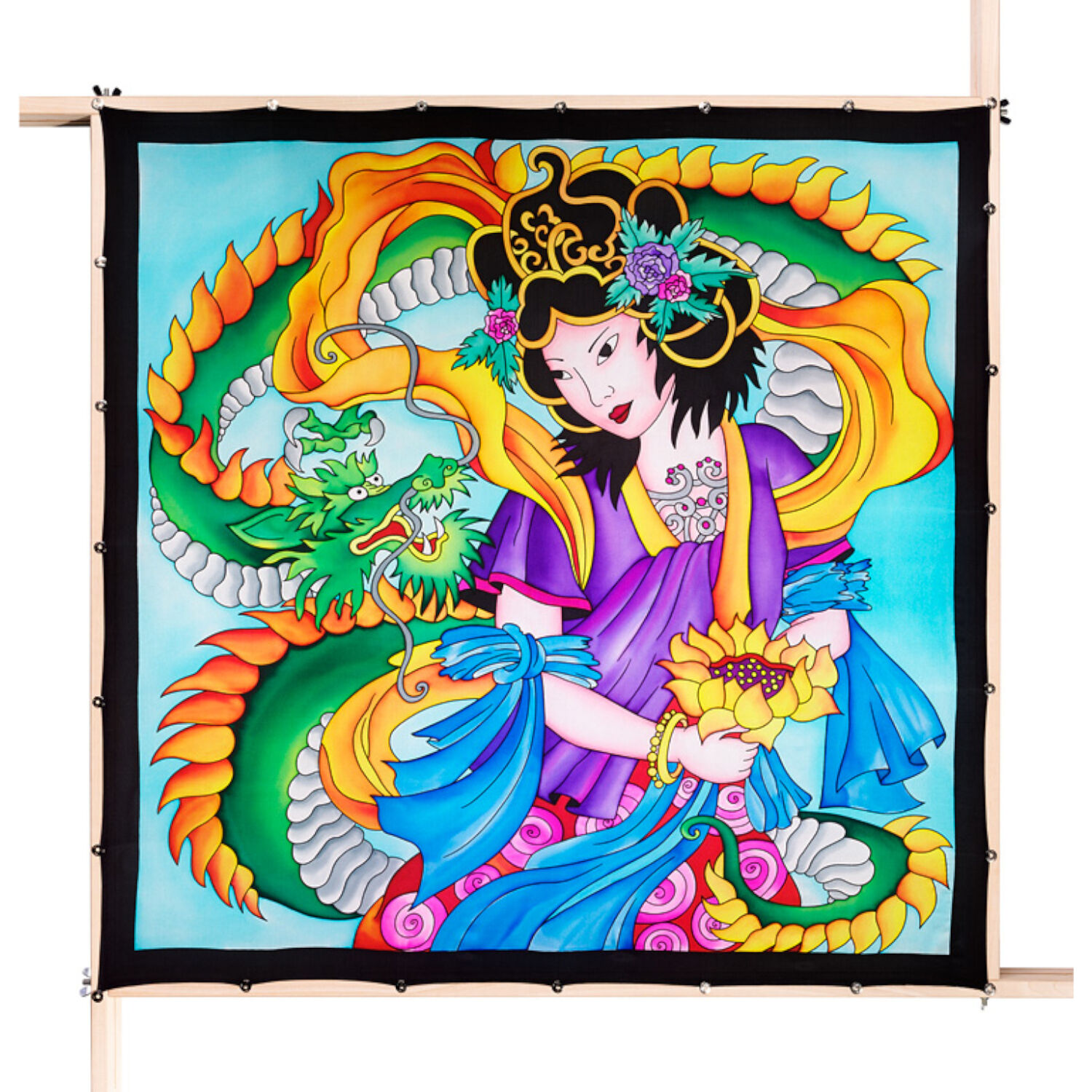 Gutta-Tuch 90x90, Pong� 08, Motiv Suzy