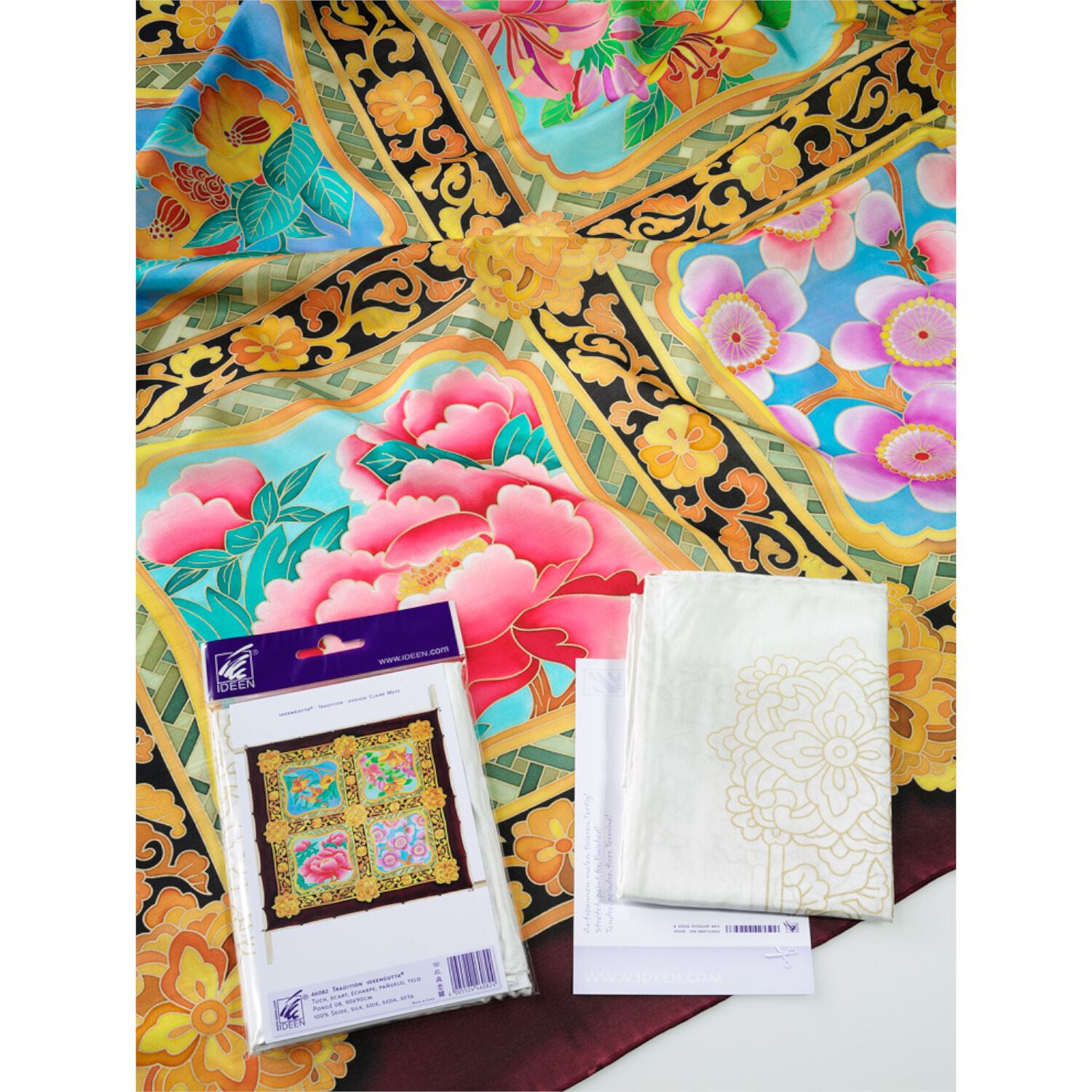 Gutta-Tuch 90x90, Pong� 08, Motiv Tradition Bild 2