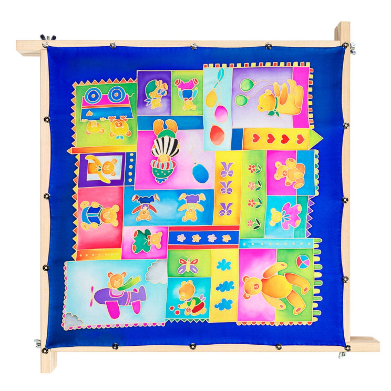 Gutta-Tuch 55x55, Pong� 08, Motiv Happy Bears