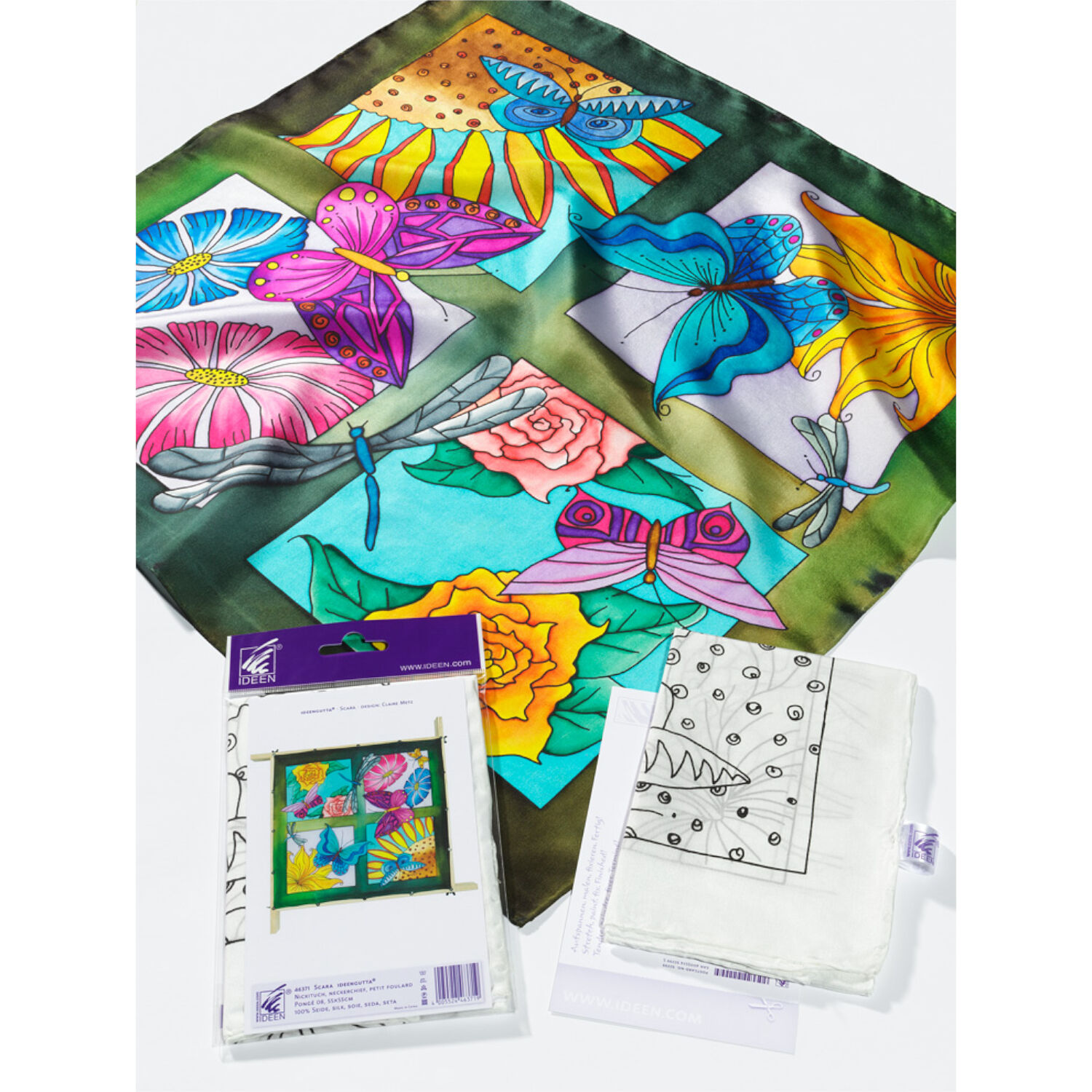 Gutta-Tuch 55x55, Pong� 08, Motiv Scara Bild 2