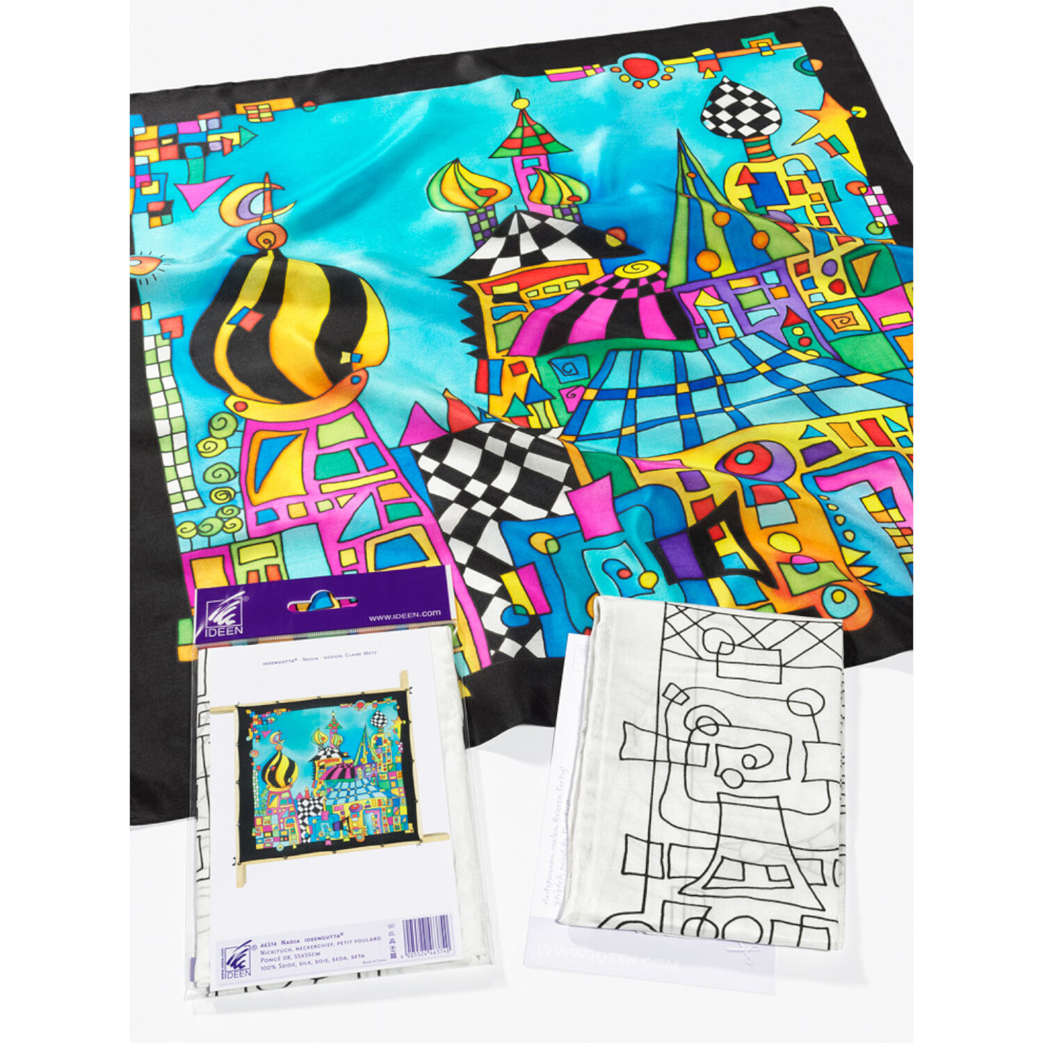 Gutta-Tuch 55x55, Pong� 08, Motiv Nadja Bild 2