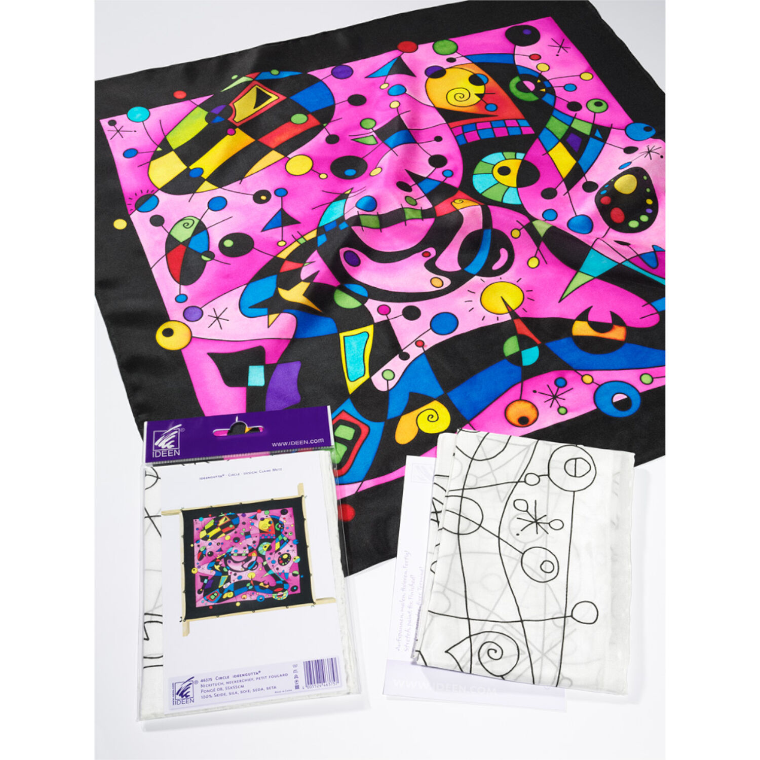 Gutta-Tuch 55x55, Pong� 08, Motiv Circle Bild 2