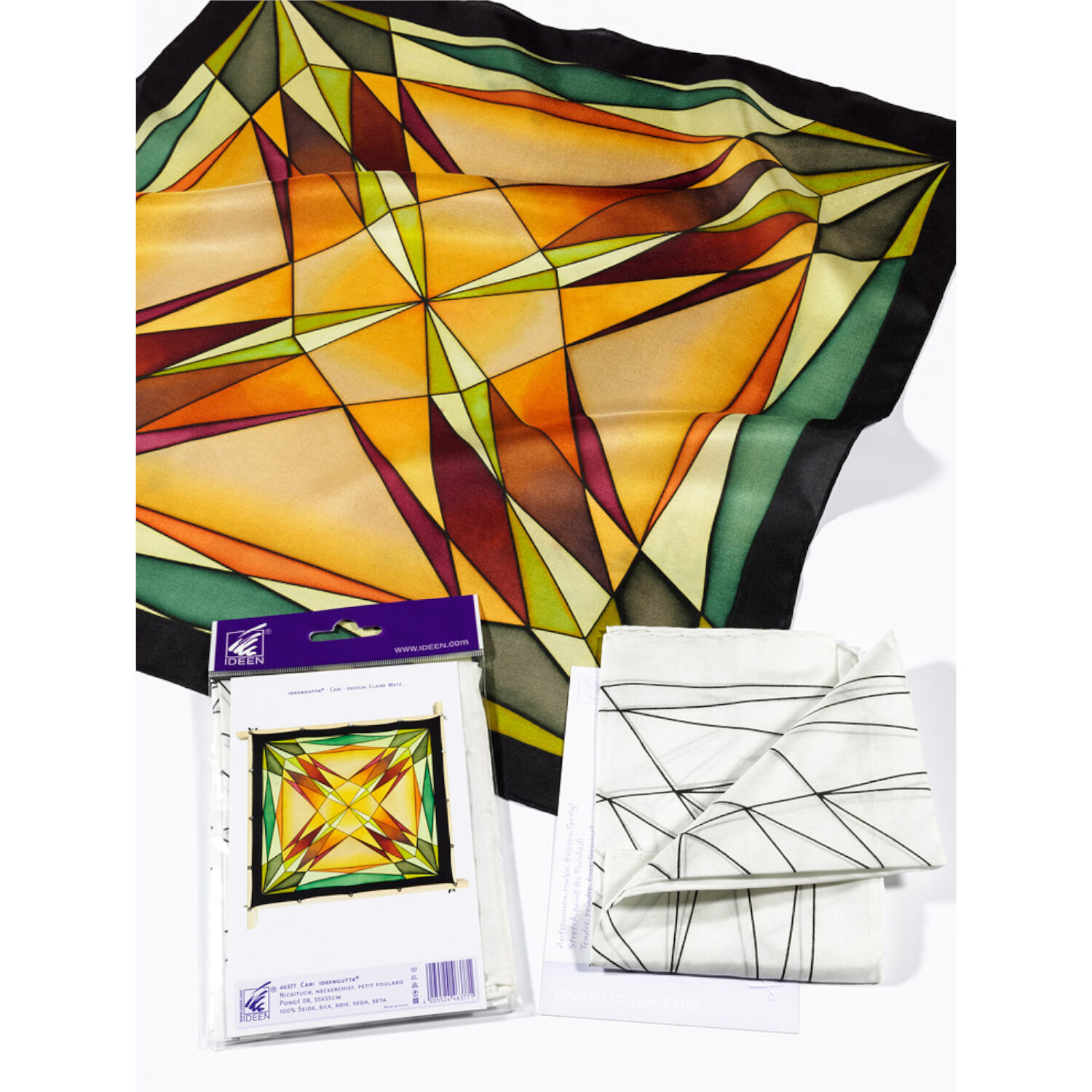 Gutta-Tuch 55x55, Pong� 08, Motiv Cari Bild 2