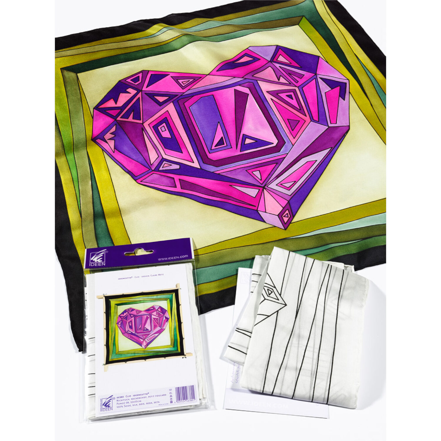 Gutta-Tuch 55x55, Pong� 08, Motiv Clio Bild 2