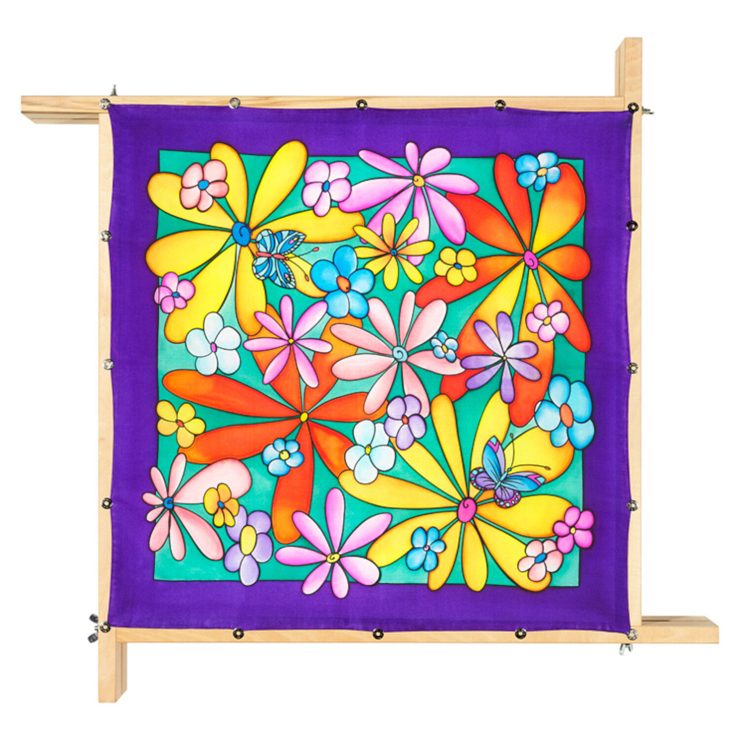 Gutta-Tuch 55x55, Pong� 08, Motiv Meadow