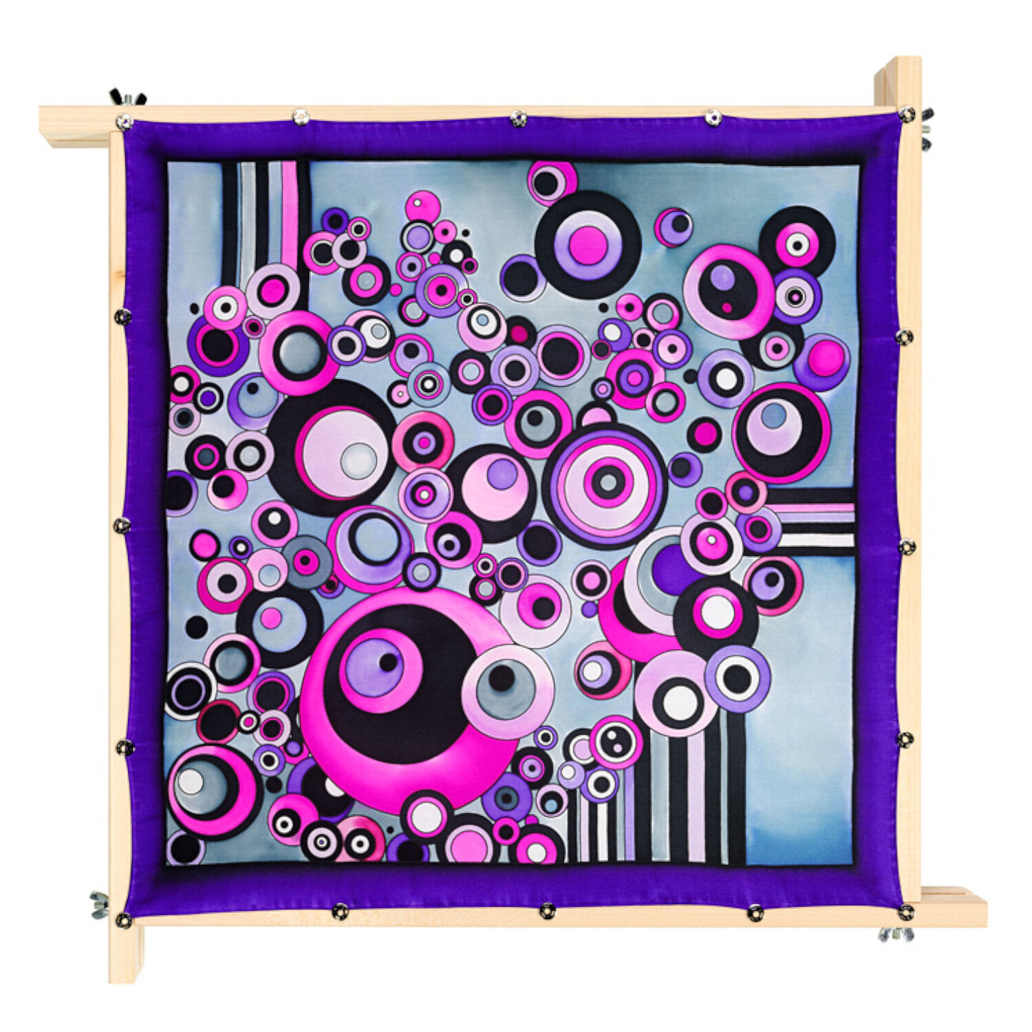 Gutta-Tuch 55x55, Pong� 08, Motiv Circular