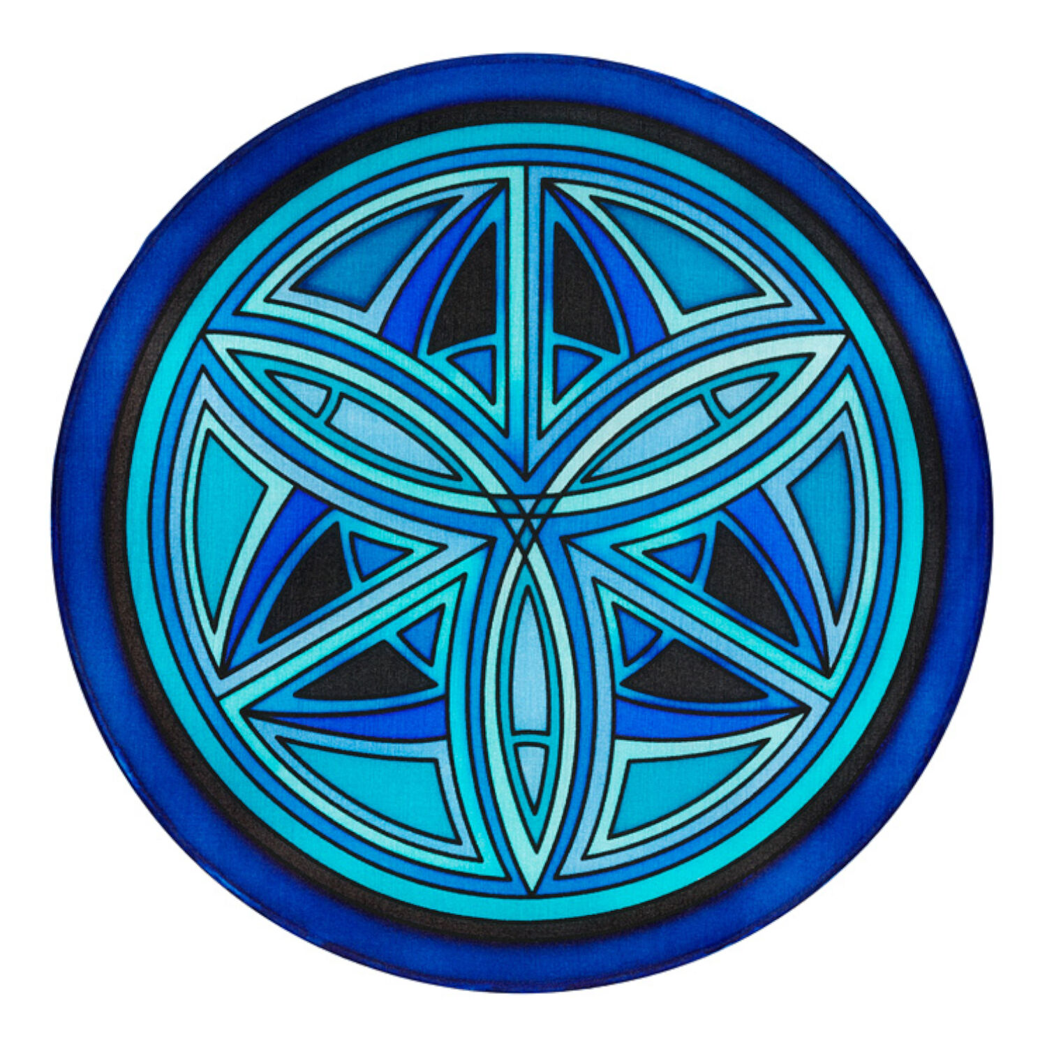 Gutta-Fensterbild 20cm, Pong� 08, Celtic