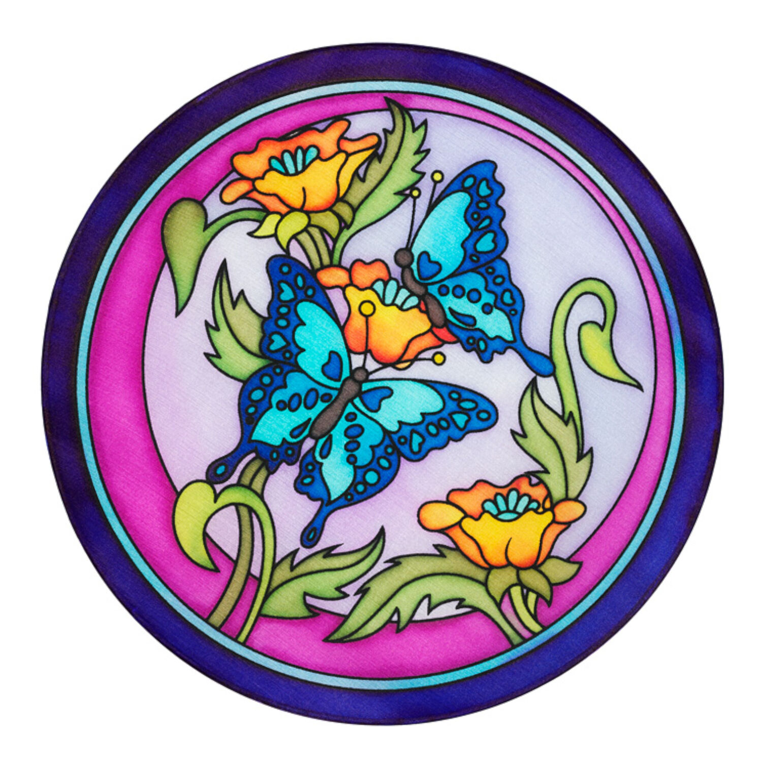 Gutta-Fensterbild 20cm, Pong� 08, Betty Bild 3