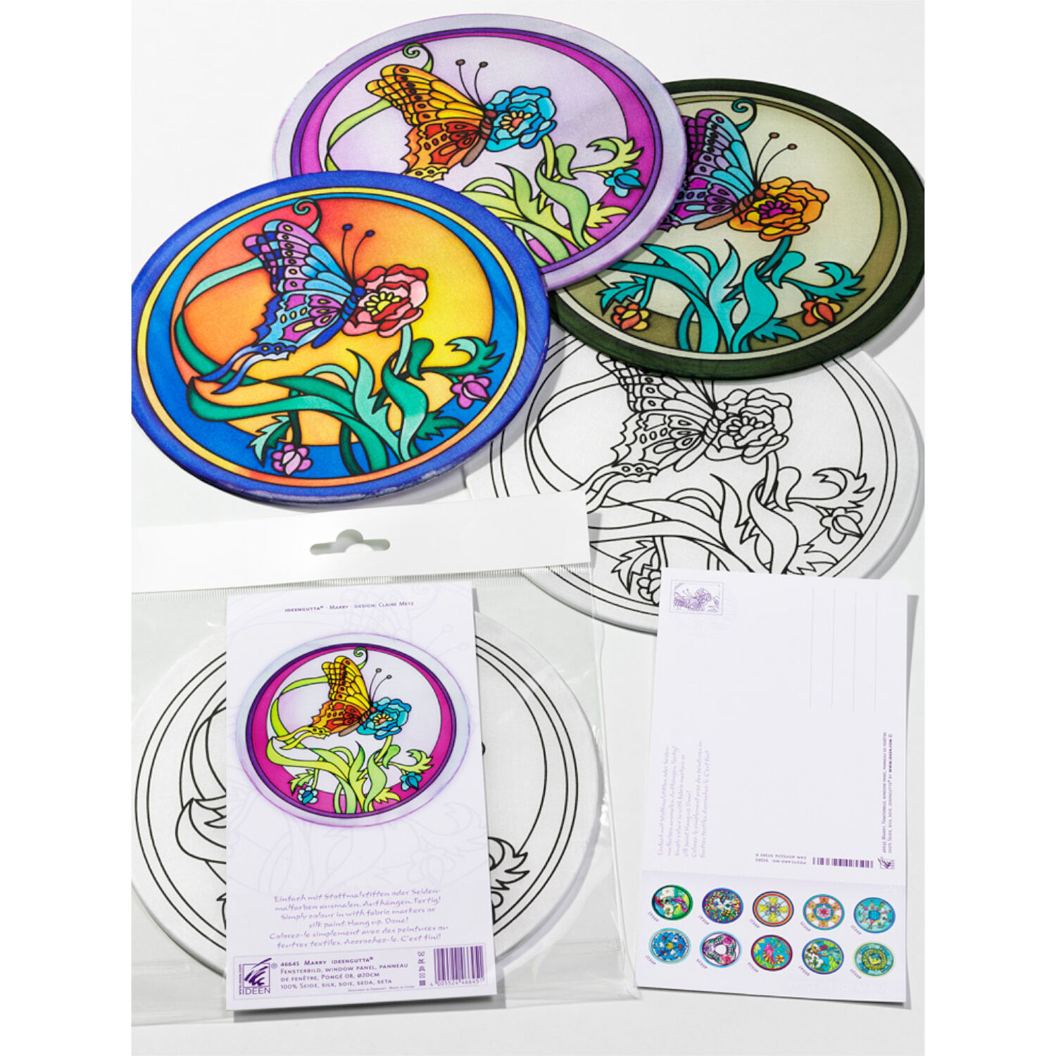 Gutta-Fensterbild 20cm, Pong� 08, Marry Bild 2