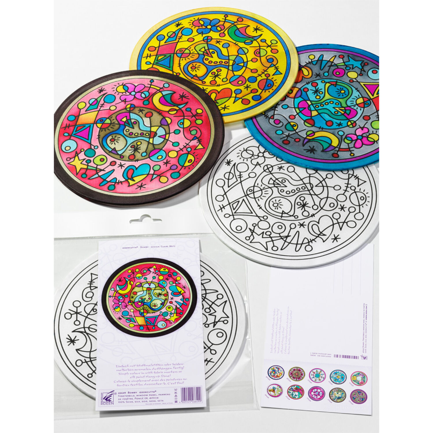 Gutta-Fensterbild 20cm, Pong� 08, Bomby Bild 2