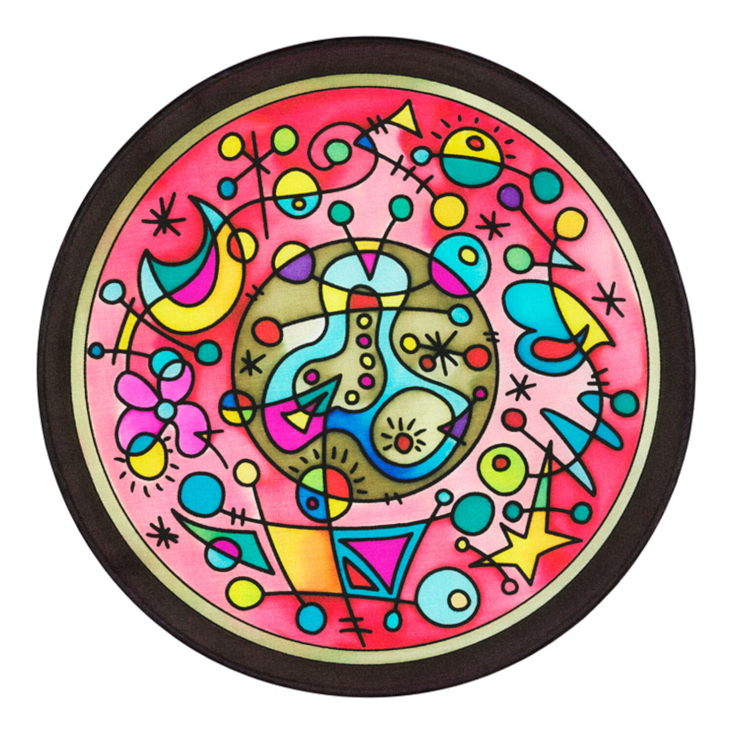 Gutta-Fensterbild 20cm, Pong� 08, Bomby Bild 3