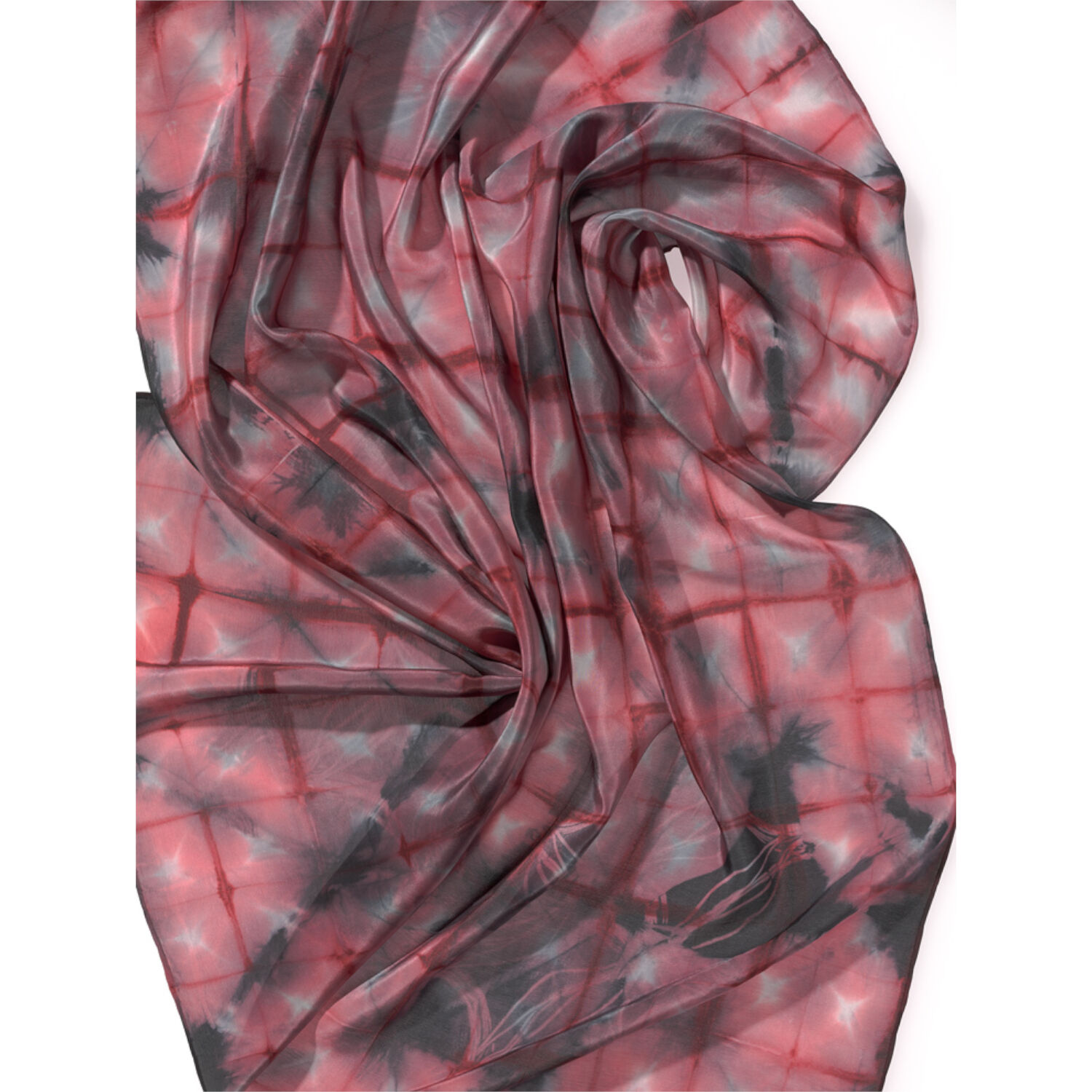 Seiden-Tuch, ca. 90x90 cm, Cr�pe de Chine 10 Bild 3