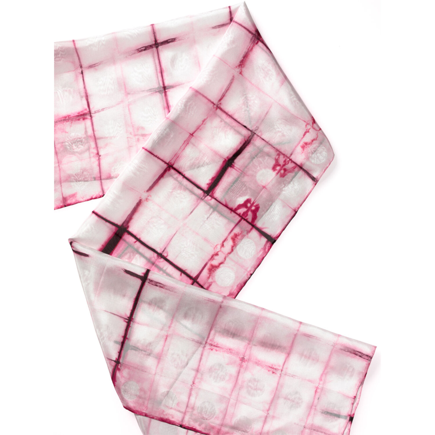 Seiden-Schal, ca. 140cm lang, 45cm breit, Pong� 08 Bild 3