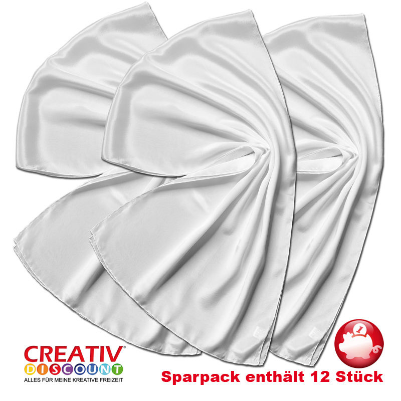 Seiden-Schal Sparpack, Crpe de Chine 08, 12 St