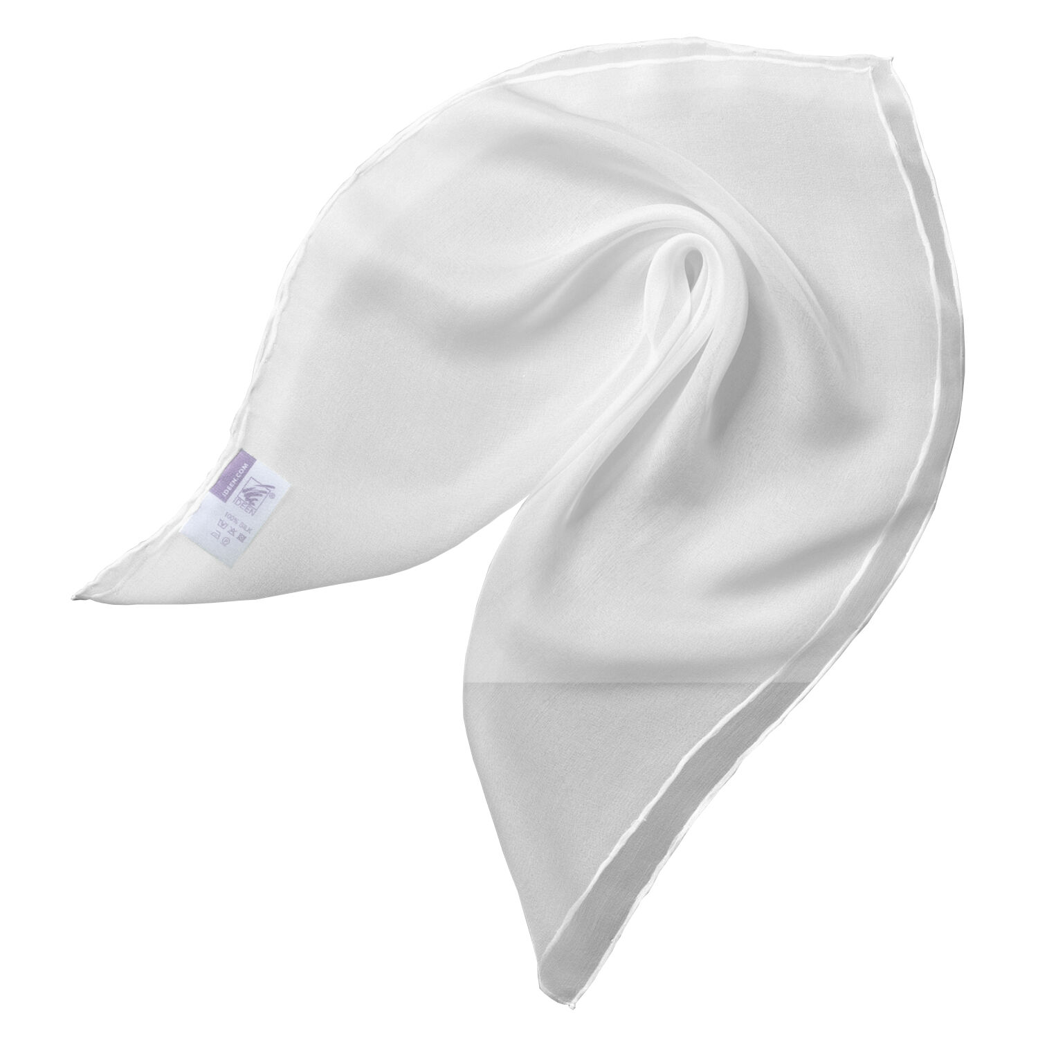 Seiden-Tuch, ca. 55x55 cm, Chiffon 3,5