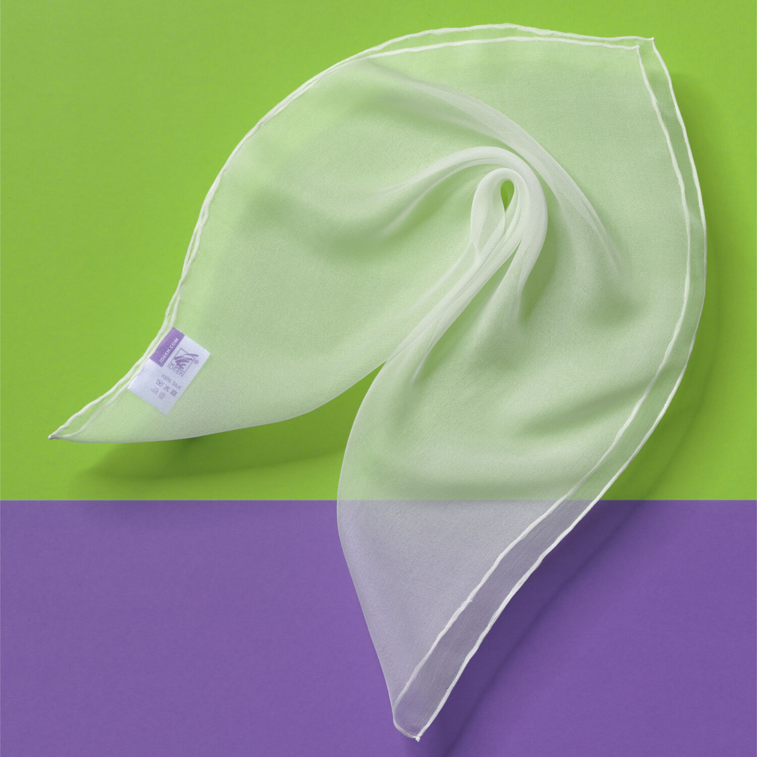 Seiden-Tuch, ca. 55x55 cm, Chiffon 3,5 Bild 2