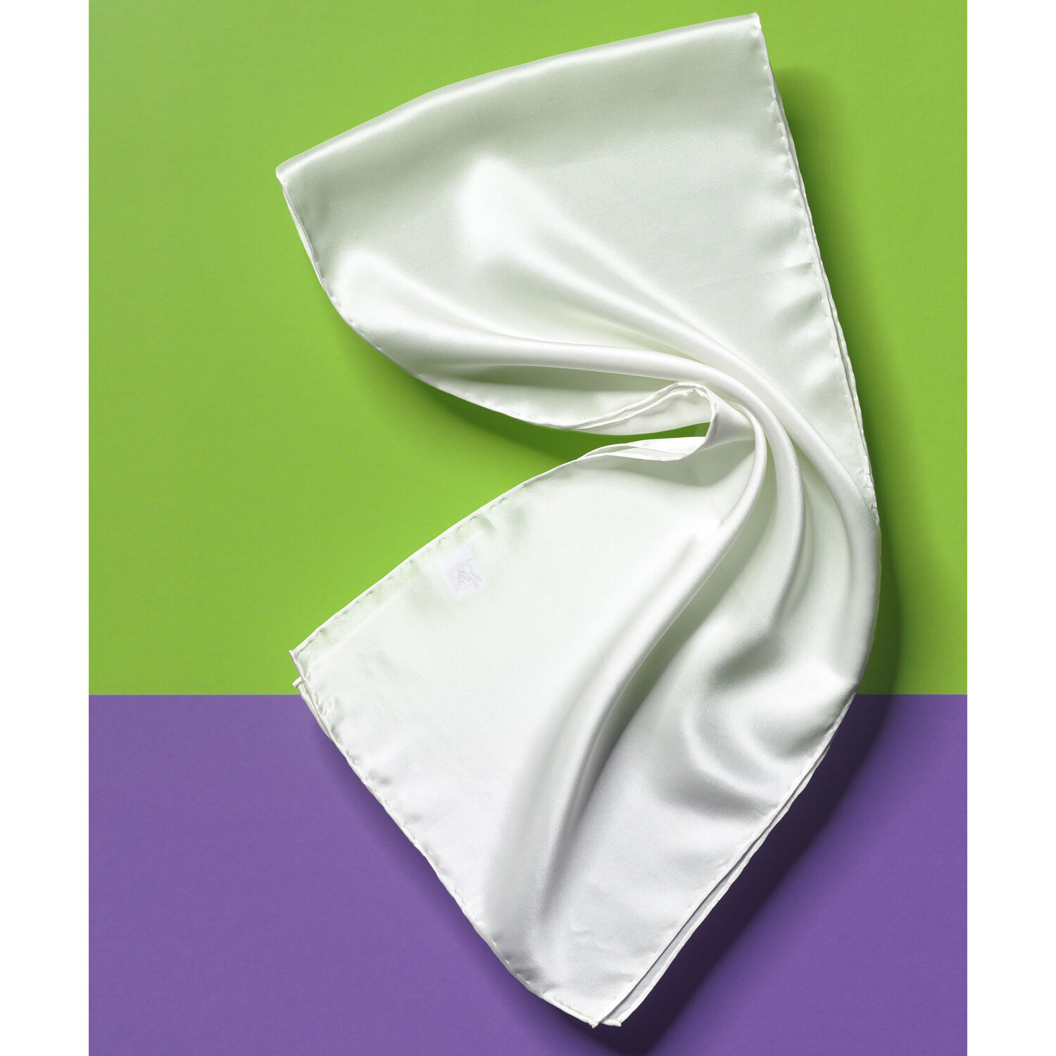 Seiden-Schal, L: 130cm B: 28cm, Cr�pe Satin 12,5 Bild 2