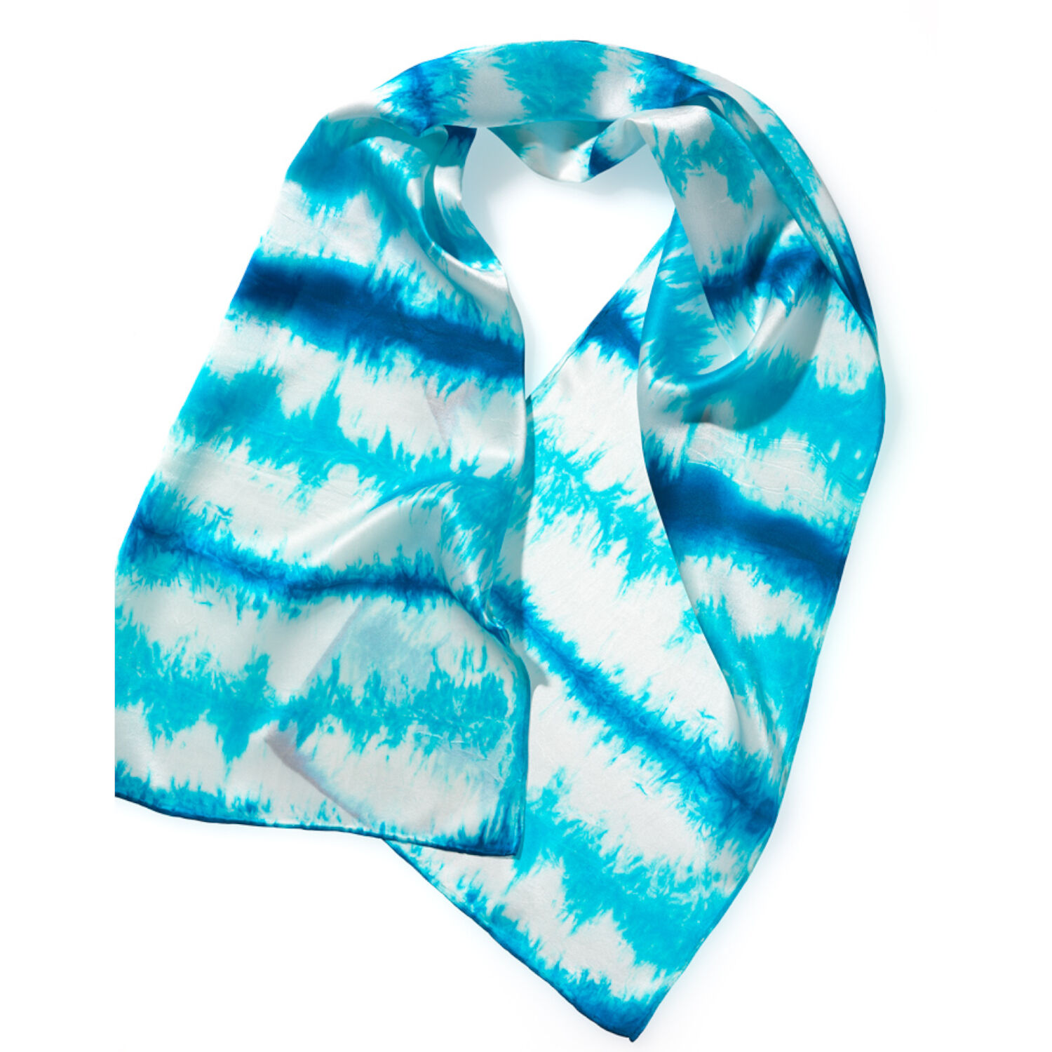 Seiden-Schal, L: 130cm B: 28cm, Cr�pe Satin 12,5 Bild 3