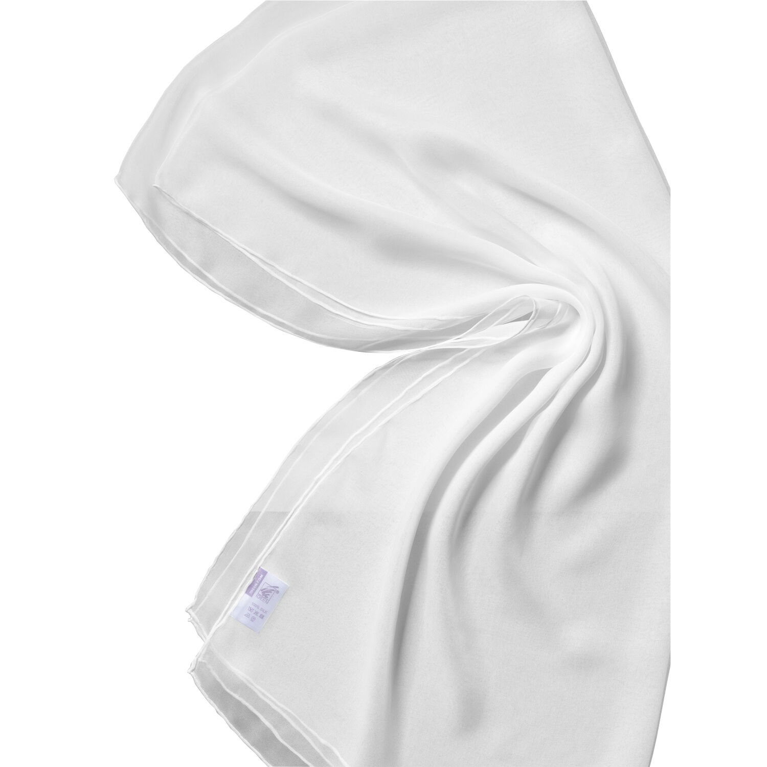 Seiden-Schal, L: 180cm B: 90cm, Chiffon 3,5