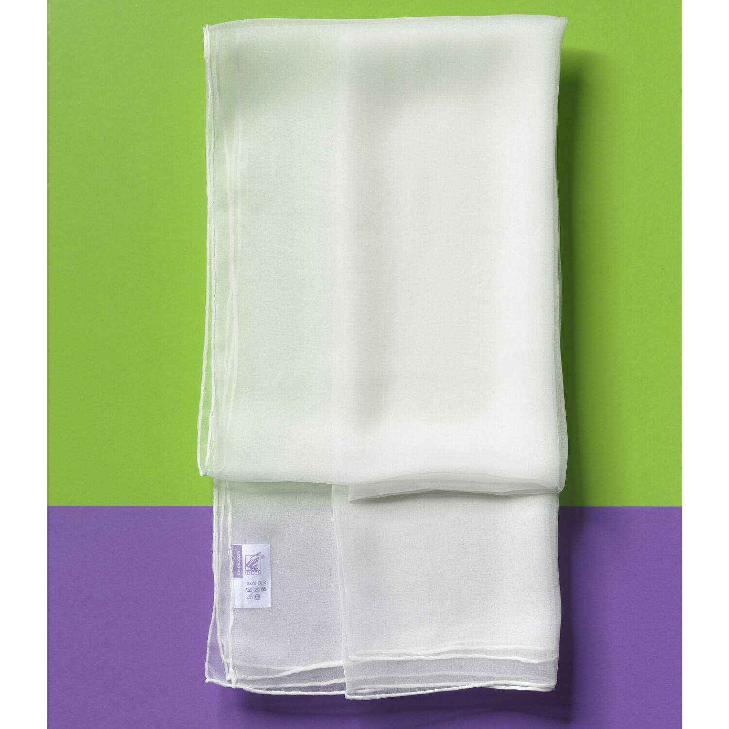 Seiden-Schal, L: 180cm B: 90cm, Chiffon 3,5 Bild 3