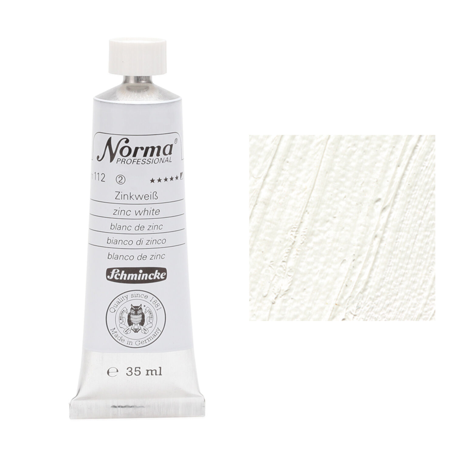 Schmincke Norma Professional, 35 ml, Zinkweiß