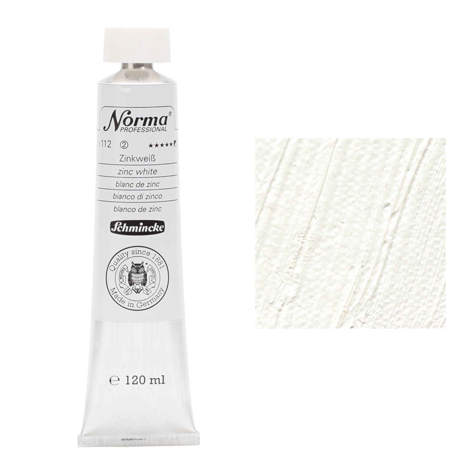 Schmincke Norma Professional, 120 ml, Zinkwei