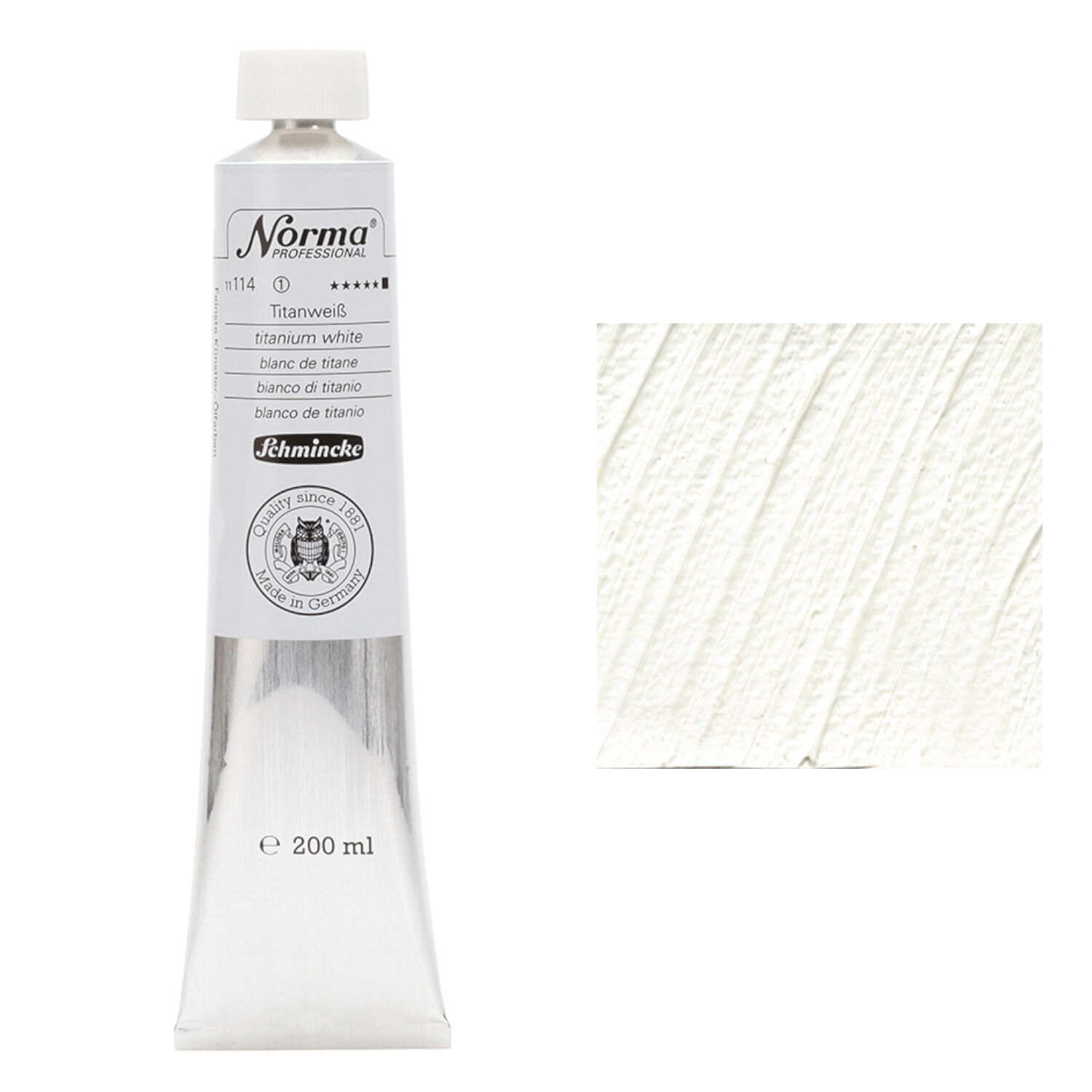 Norma Professional, lfarbe, Titanwei, 200 ml