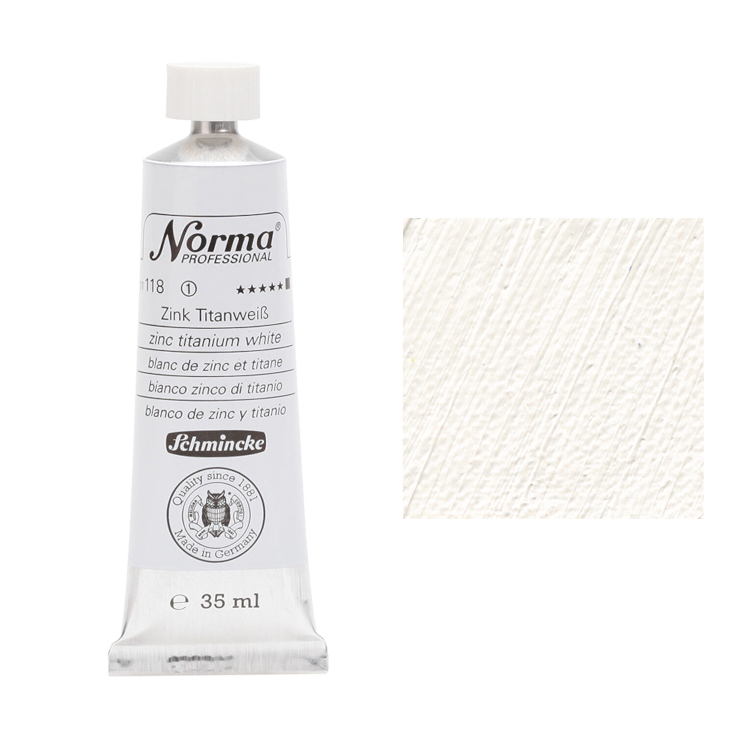 Schmincke Norma Prof. 35ml Zink-Titanwei