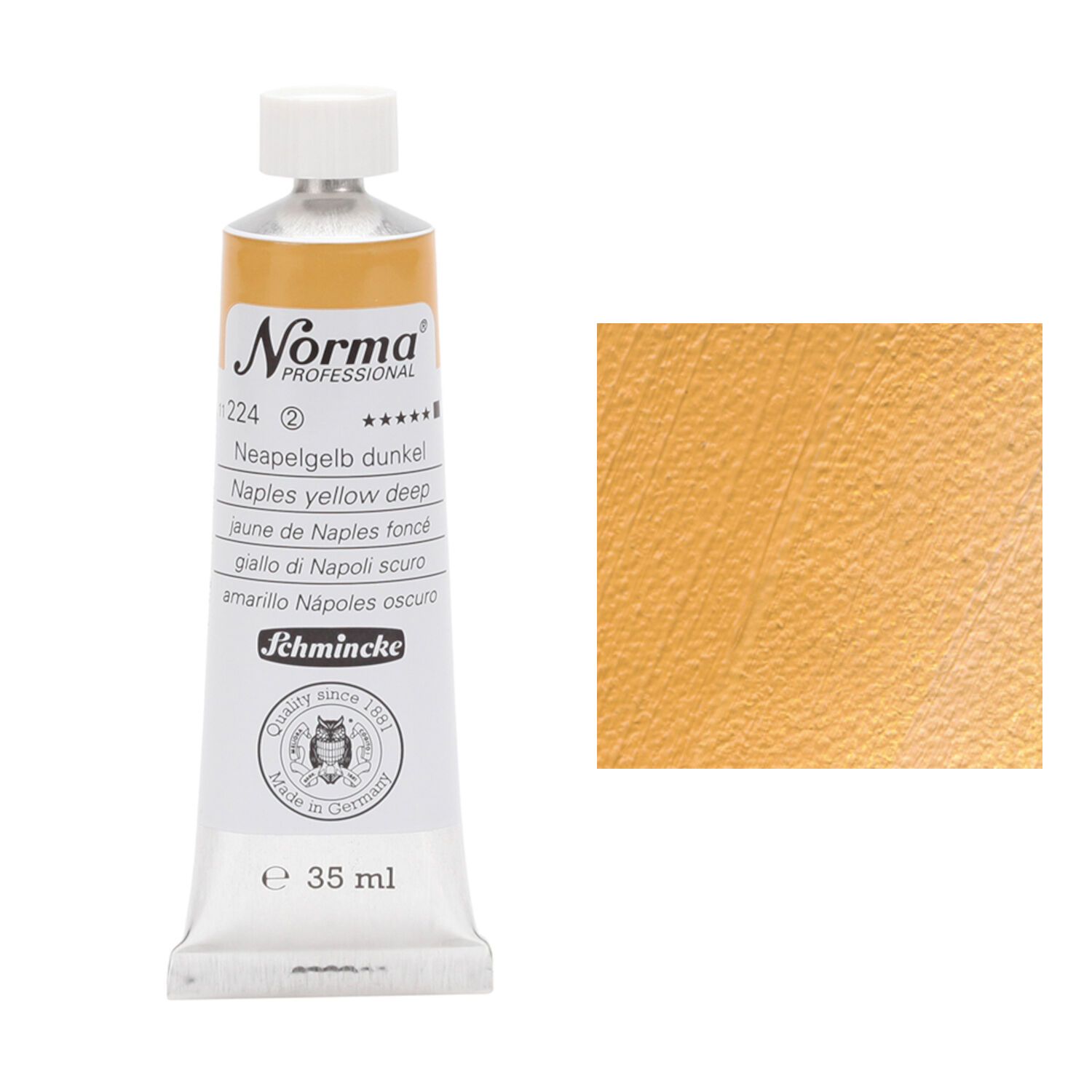 Schmincke Norma Prof., 35 ml, Neapelgelb dunkel