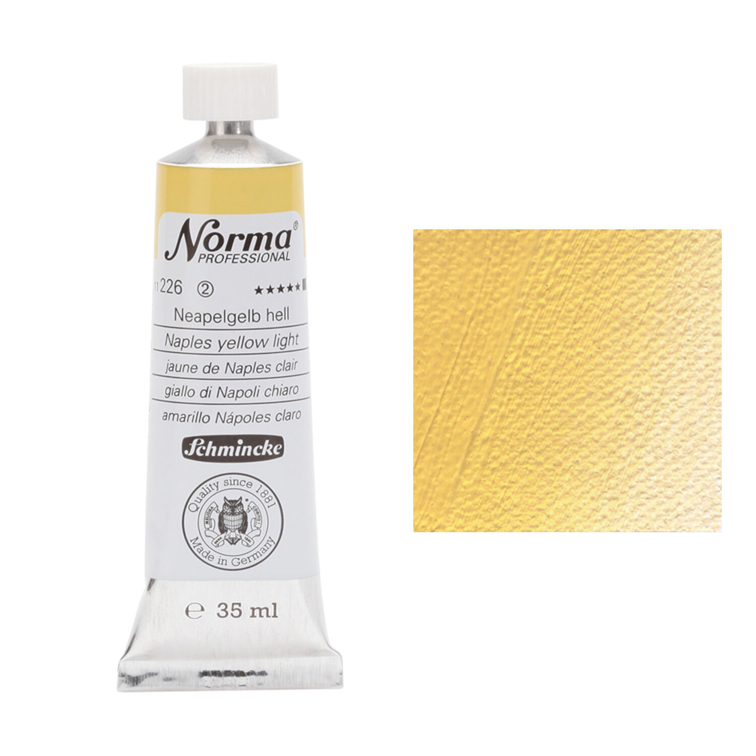 Schmincke Norma Prof., 35 ml, Neapelgelb hell