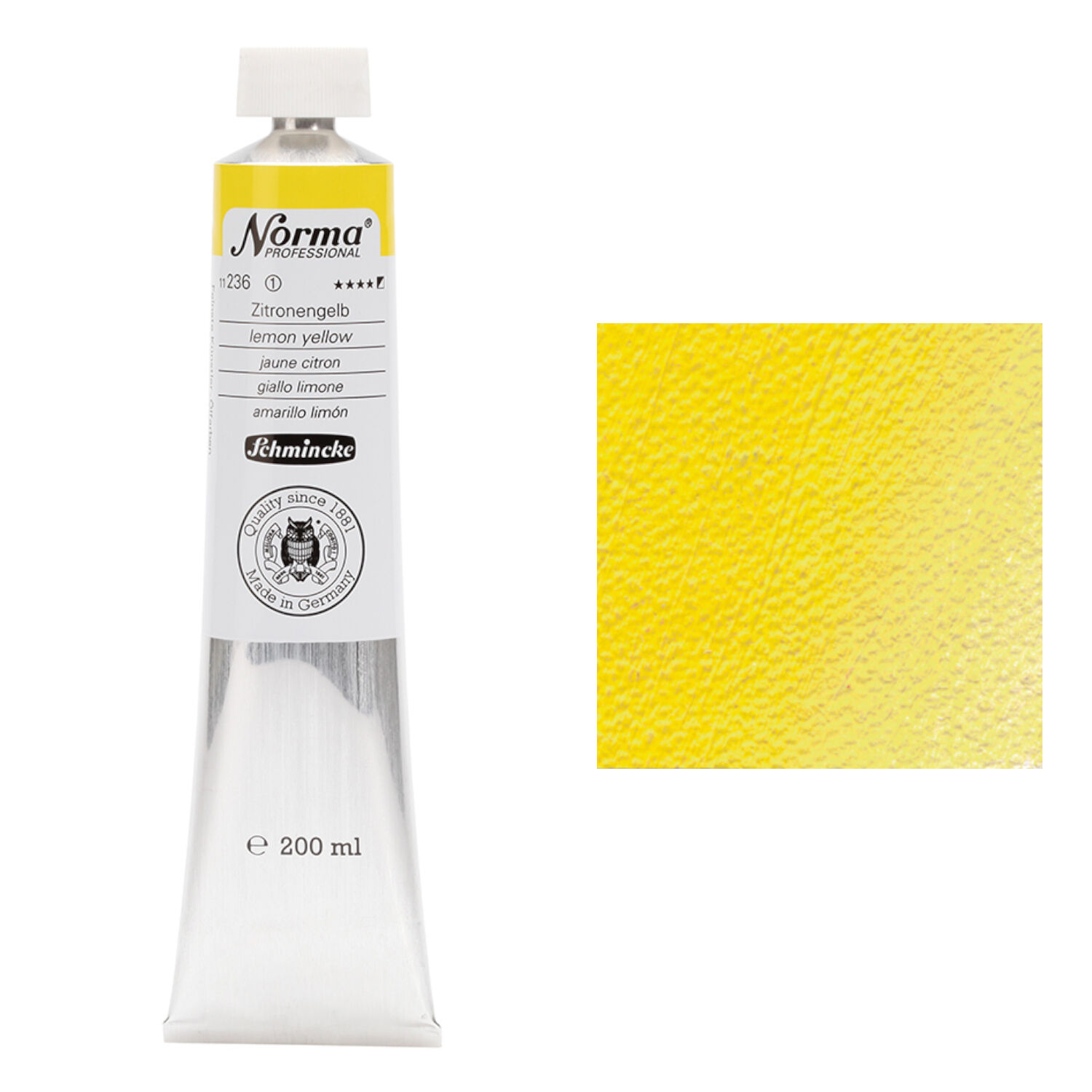 Norma Professional lfarbe, Zitronengelb 200ml