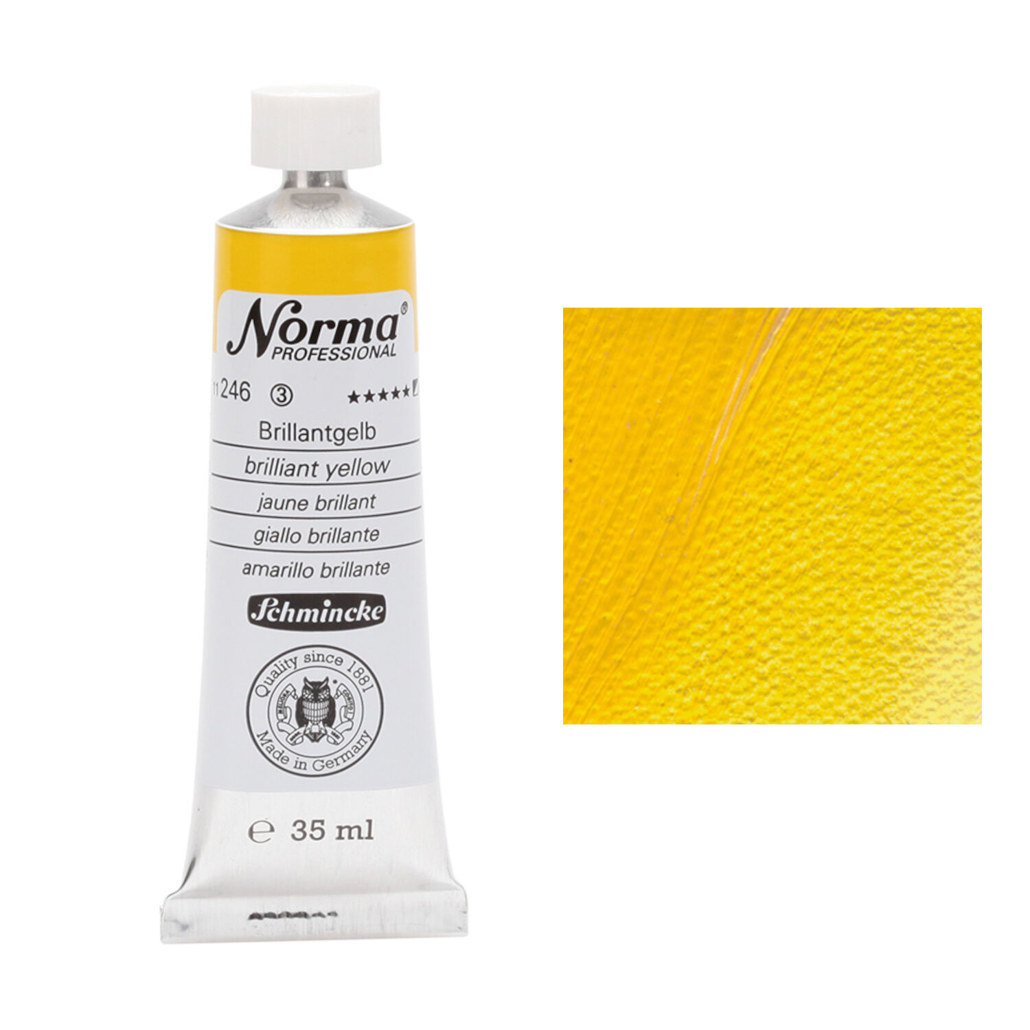 Schmincke Norma Professional 35ml Brillantgelb