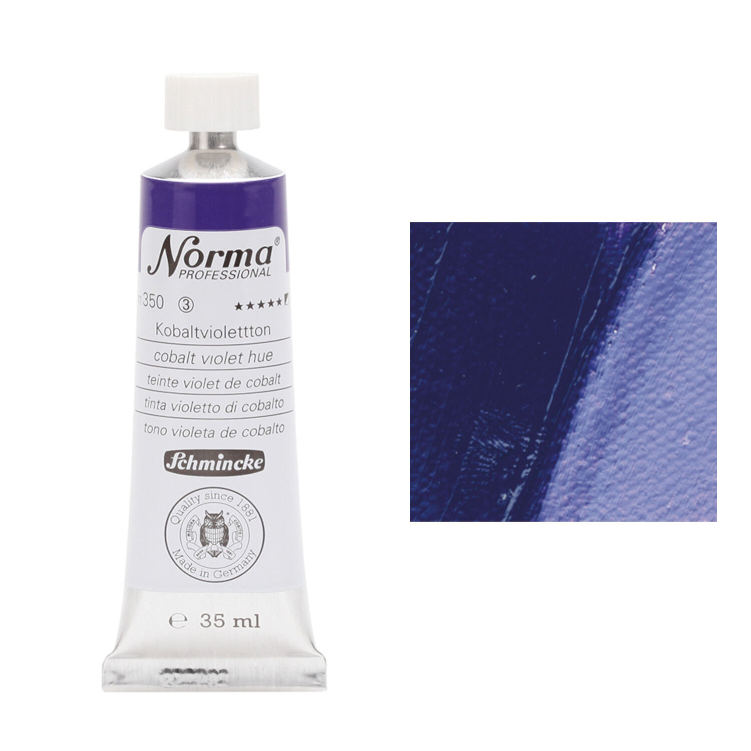 Schmincke Norma Prof., 35 ml, Kobaltviolettton