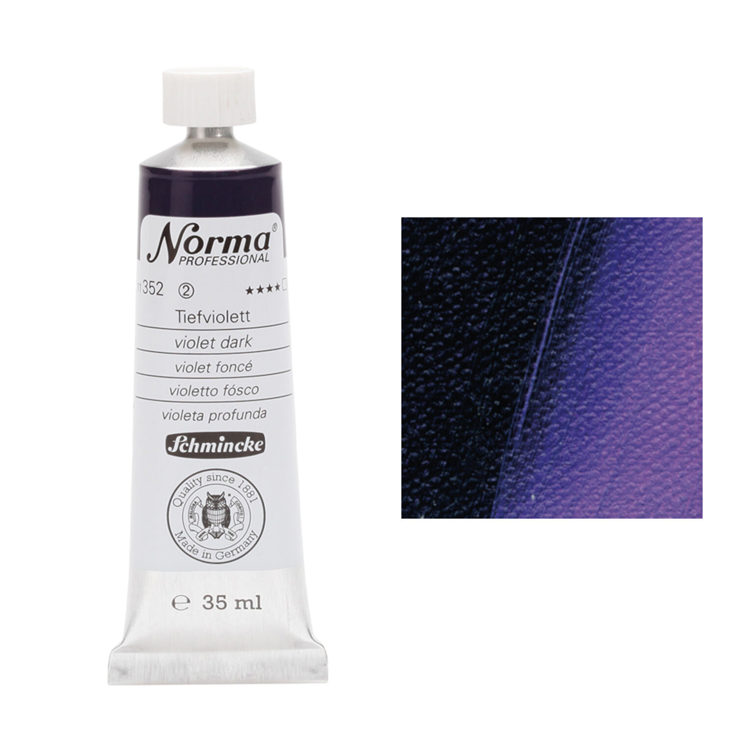 Schmincke Norma Prof., 35 ml, Tiefviolett