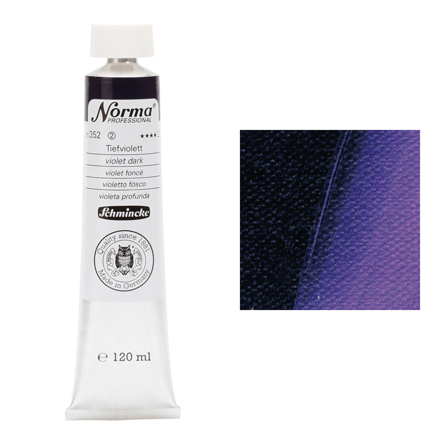 Schmincke Norma Professional 120 ml Tiefviolett