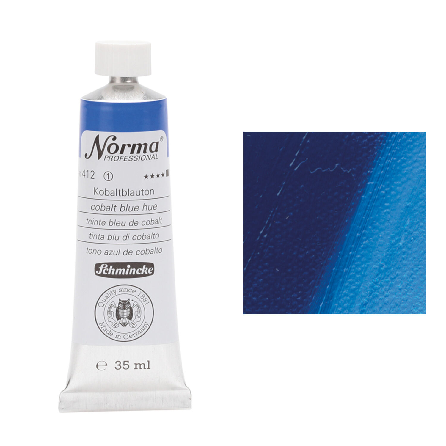 Schmincke Norma Professional, 35 ml, Kobaltblauton