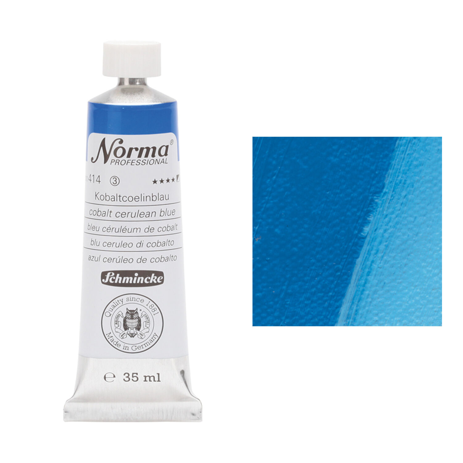 Schmincke Norma Prof., 35 ml, Kobaltcoelinblau