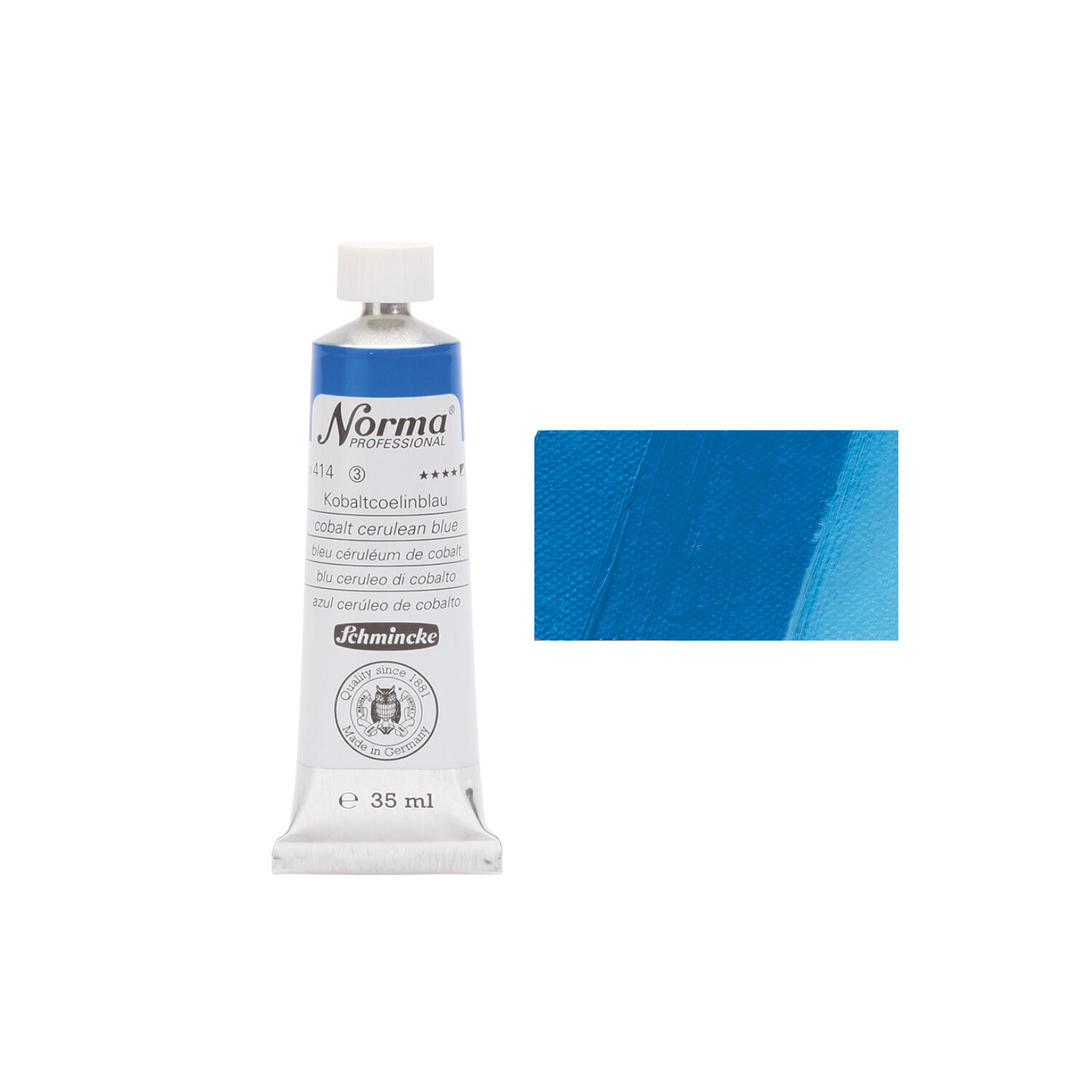 Schmincke Norma Prof., 35ml, Kobaltcoelinblau