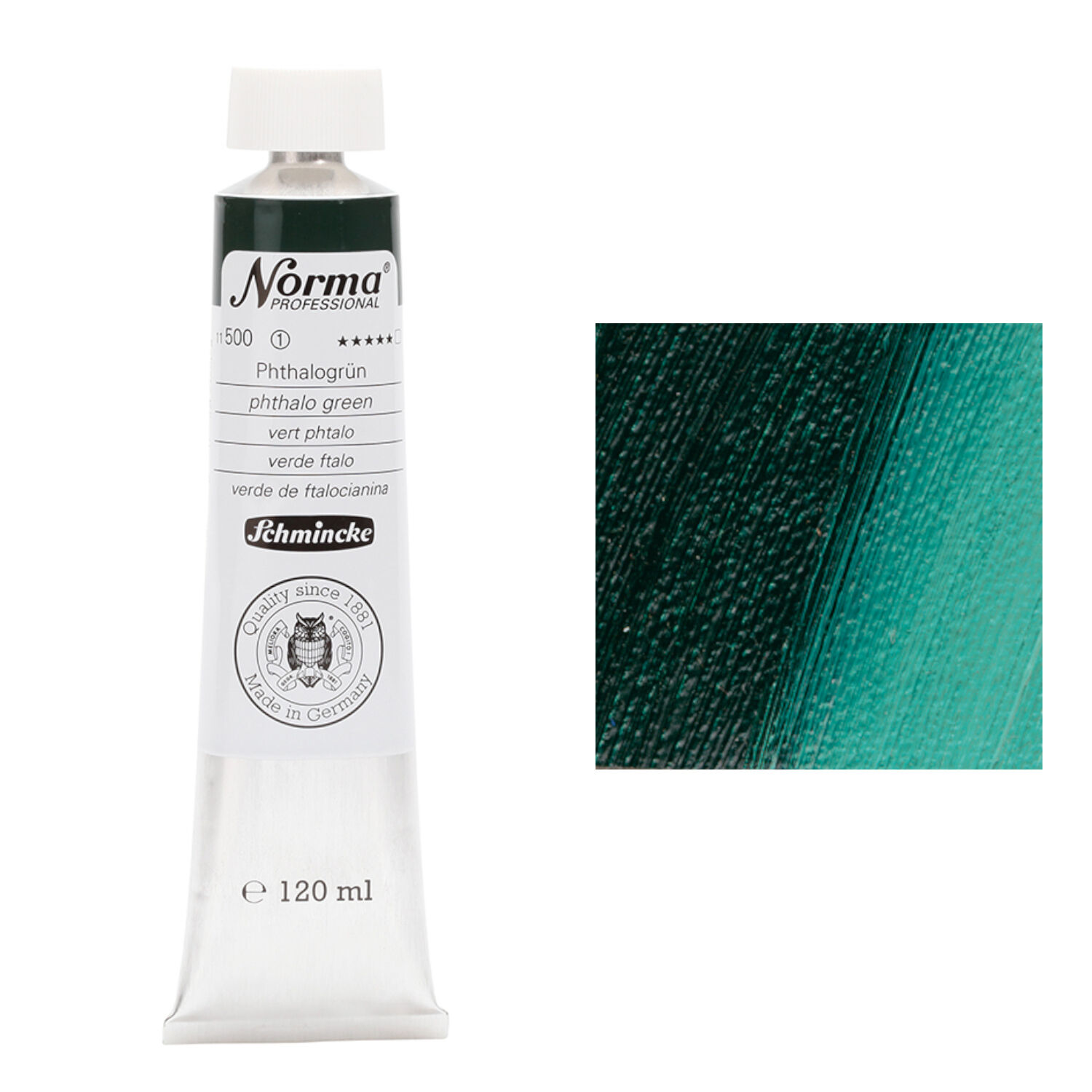 Schmincke Norma Prof. 120 ml, Phthalogrn