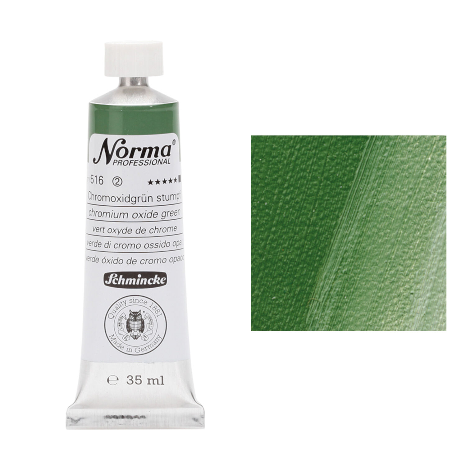 Schmincke Norma 35 ml, Chromoxidgrn stumpf