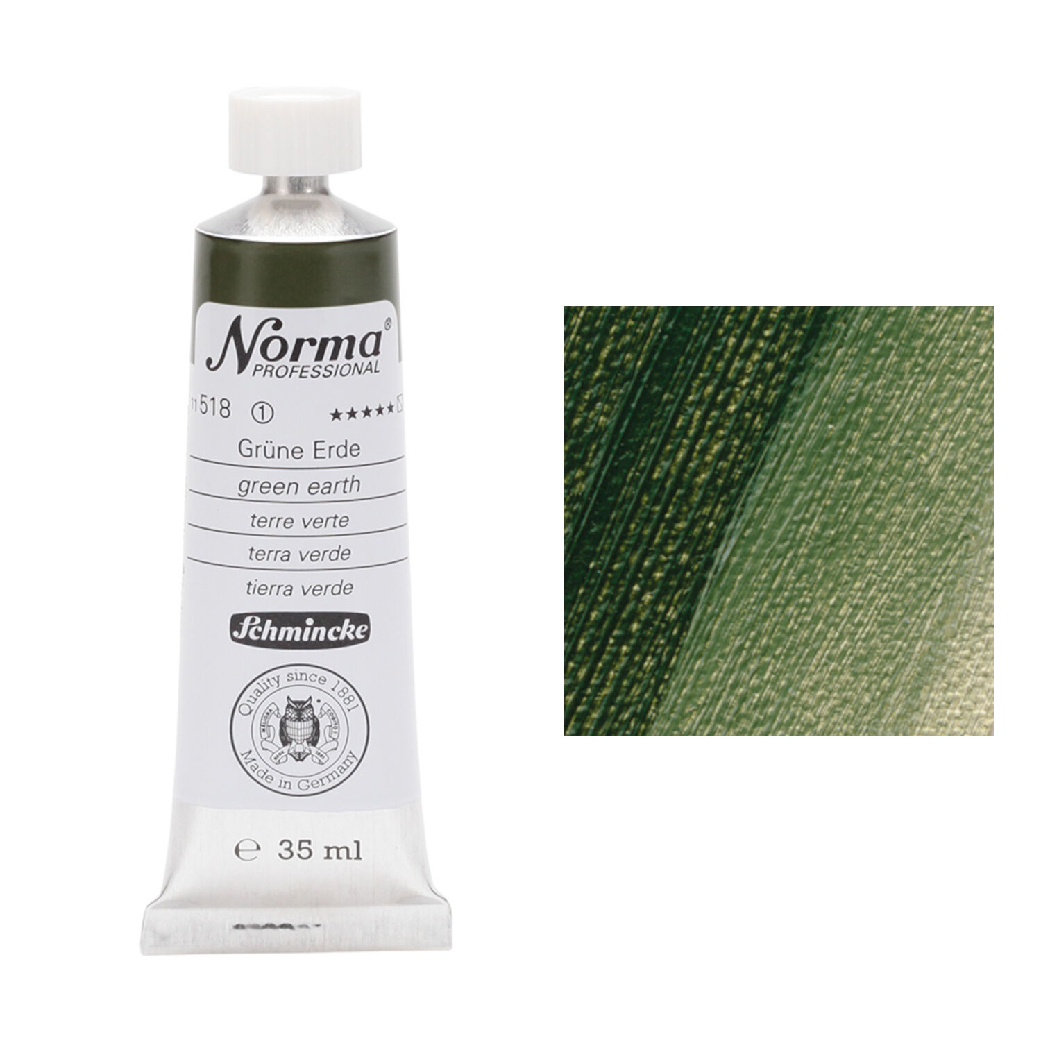 Schmincke Norma Professional, 35 ml, Grne Erde