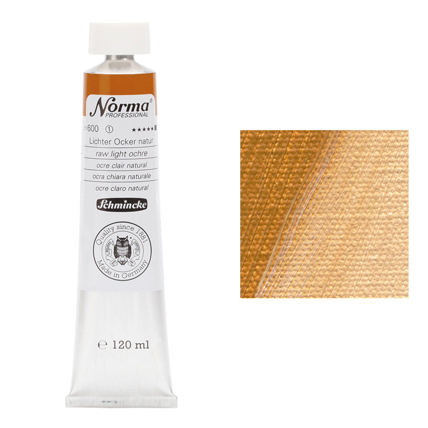 Schmincke Norma 120 ml Lichter Ocker natur